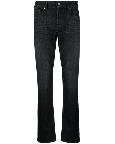 7 For All Mankind E Slimmy Pleasant Jeans - Blau