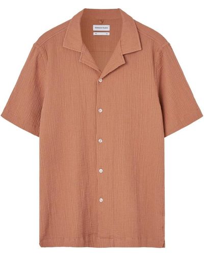 Edmmond Studios Short Sleeve Shirts - Brown