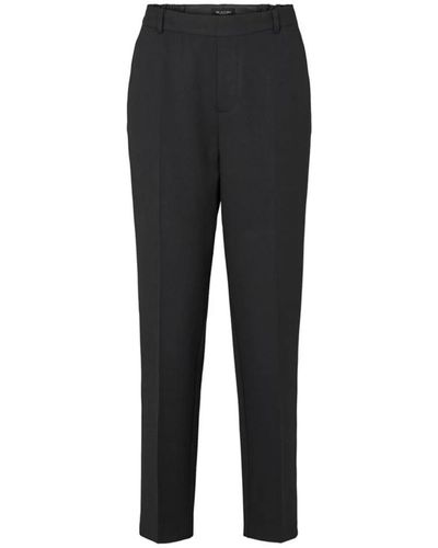 Sand Slim-Fit Trousers - Grey