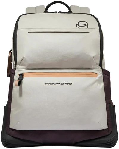 Piquadro Grüner computer und ipad rucksack,backpacks - Grau