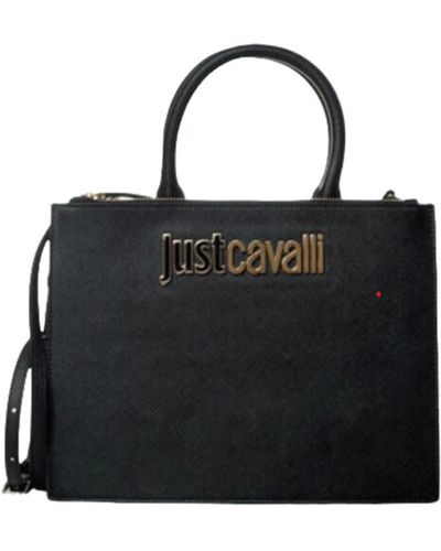 Just Cavalli Schwarze handtasche rechteckige form
