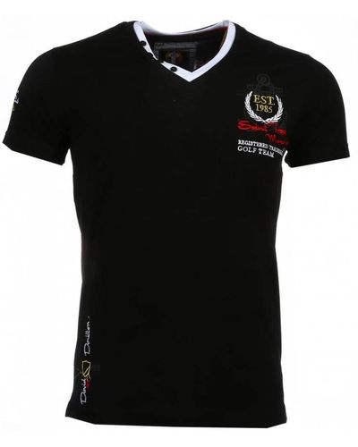 Gentile Bellini Stickerei riviera club - t-shirt - 54092z - Schwarz