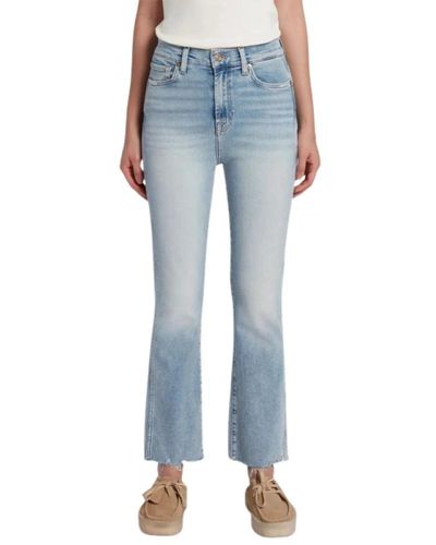 7 For All Mankind Jeans > boot-cut jeans - Bleu