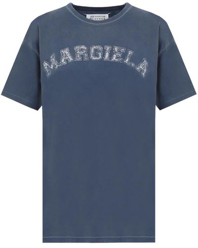 Maison Margiela Blaues tshirt