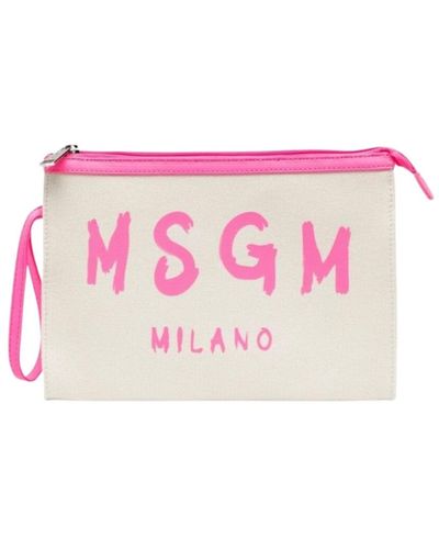 MSGM Clutches - Pink
