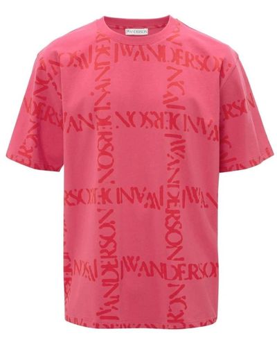 JW Anderson T-Shirts - Pink