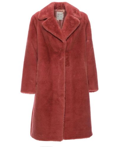 Forte Forte Single-Breasted Coats - Red