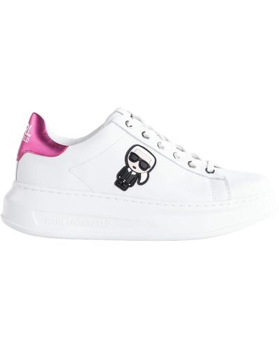 Karl Lagerfeld K/ikonic Kapri Low-top Sneakers - White