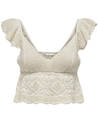 ONLY Sleeveless tops - Weiß