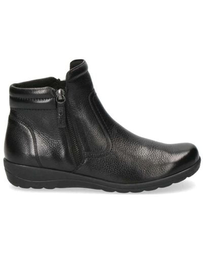 Caprice Ankle Boots - Black