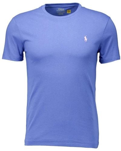 Ralph Lauren Stilosa magliette blu con logo