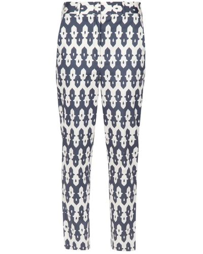 Niu Trousers > slim-fit trousers - Bleu