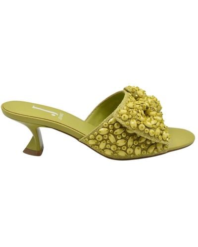 Jeannot Shoes > heels > heeled mules - Jaune
