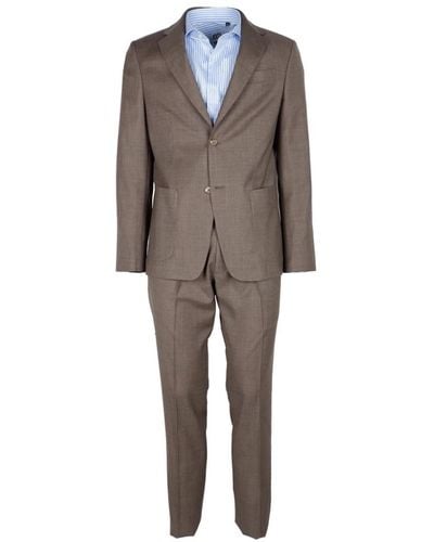 Loro Piana Suits > suit sets > single breasted suits - Marron