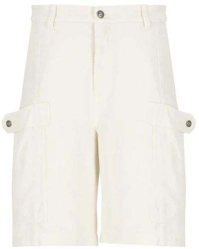 Palm Angels Casual Shorts - White