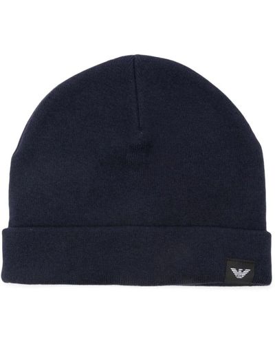 Emporio Armani Accessories > hats > beanies - Bleu