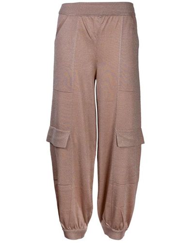 Circus Hotel Tapered trousers - Braun