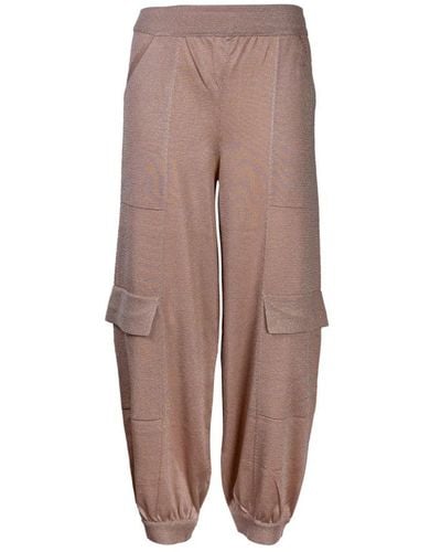 Circus Hotel Trousers > tapered trousers - Marron