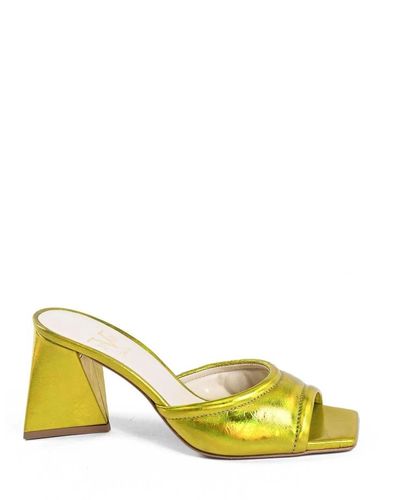 19V69 Italia by Versace Shoes > heels > heeled mules - Jaune