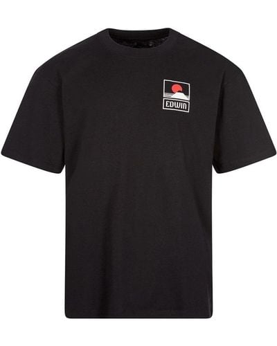 Edwin T-Shirts - Black