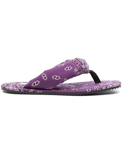 The Attico Shoes > flip flops & sliders > flip flops - Violet