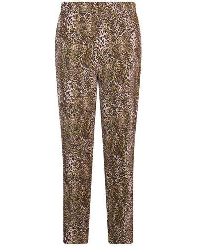 Elisabetta Franchi Cropped Trousers - Brown