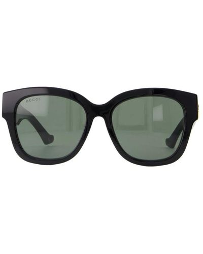Gucci Schwarze acetat sonnenbrille - gg1550sk - Grün