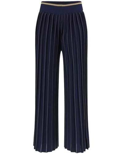 Guess Trousers > wide trousers - Bleu