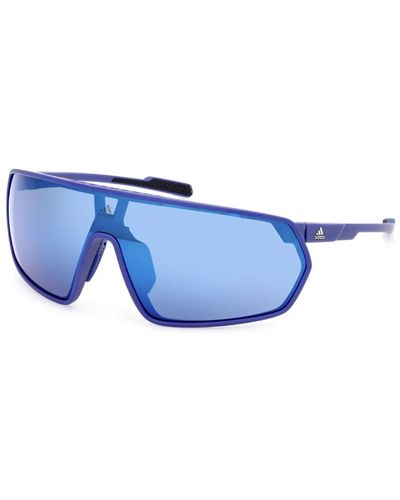 adidas Matte /green sunglasses sp0094 - Blau
