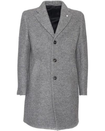 L.B.M. 1911 Coats > single-breasted coats - Gris
