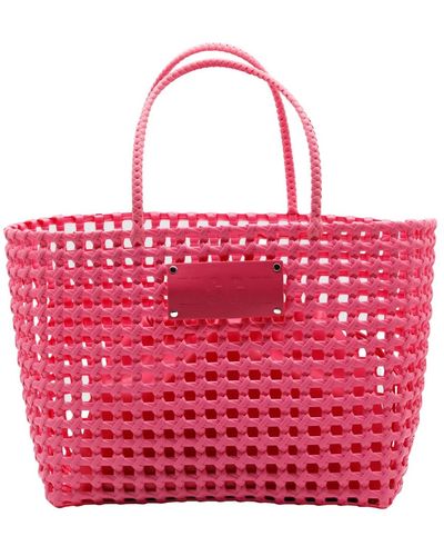 MSGM Tote bags - Rosso