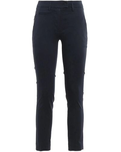 Dondup Leather trousers - Blu