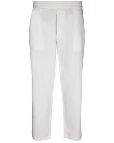 Officine Generale Cropped Trousers - White