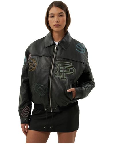 Filling Pieces Bomber Jackets - Black