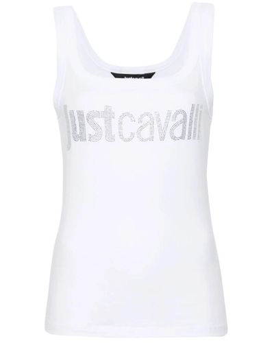 Just Cavalli Tops > sleeveless tops - Blanc