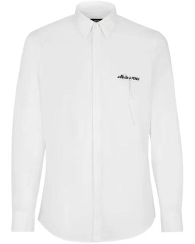 Fendi Casual Shirts - White