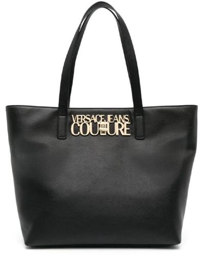 Versace Jeans Couture Tote Bags - Black