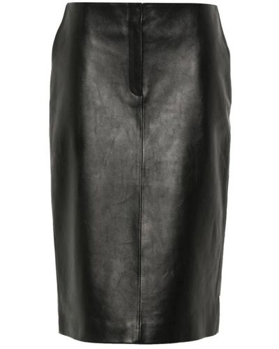 Magda Butrym Leather Skirts - Black
