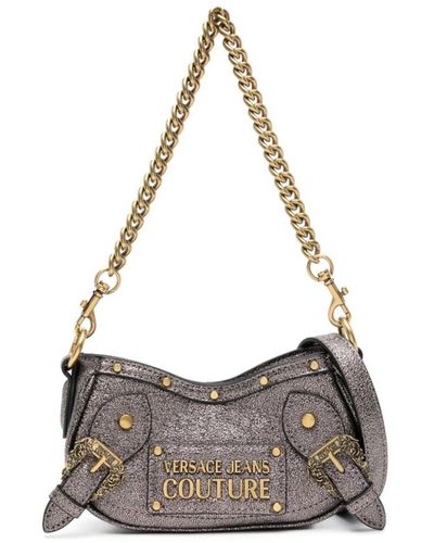 Versace Silberne handtasche für frauen - Grau