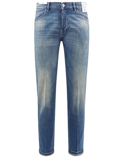 PT Torino Blaue jeans mit knopfverschluss