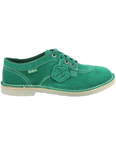Kickers Shoes > flats > laced shoes - Vert