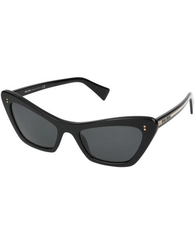 Miu Miu Stylische sonnenbrille für frauen - Schwarz