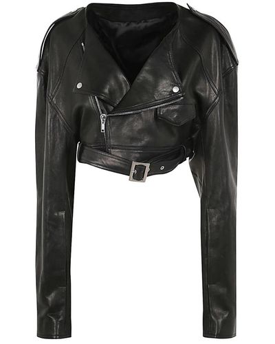 Rick Owens Jackets > leather jackets - Noir