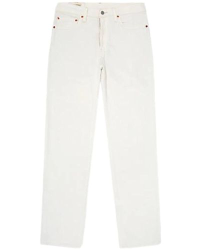 Levi's Straight Jeans - White