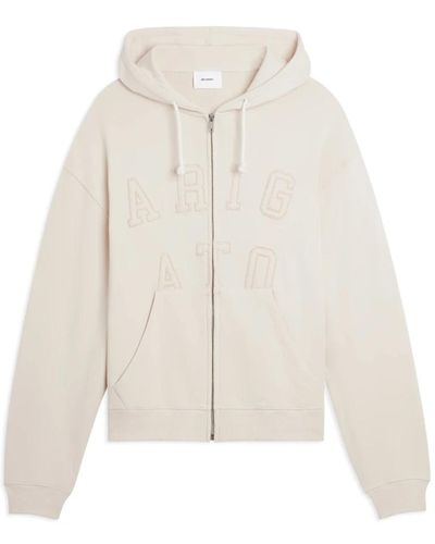 Axel Arigato Legende zip hoodie - Weiß