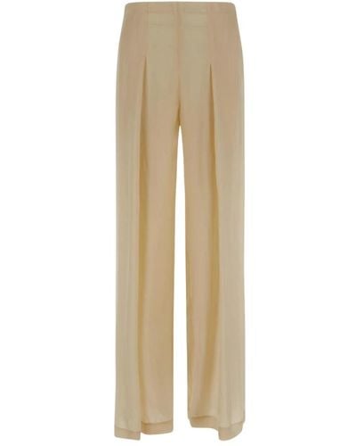 Gentry Portofino Trousers > wide trousers - Neutre