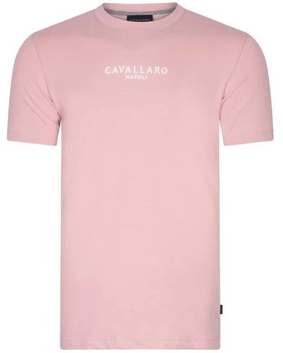Cavallaro Napoli Kurzarm drio tee - Pink