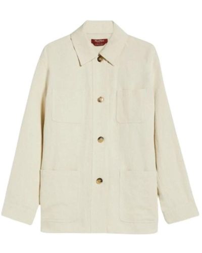 Max Mara Studio Jackets > light jackets - Blanc