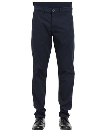 SELECTED Pantaloni blu slim fit con zip