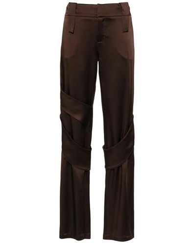 Blumarine Straight Pants - Brown
